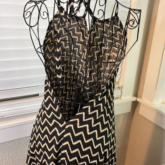 Low back halter tie maxi dress - ONE SIZE - Picture 5 of 5